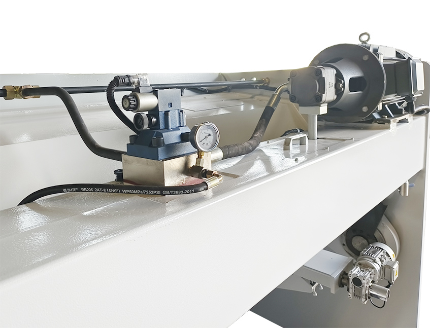 QC12Y-16x2500 hydraulic swing beam shearing machine