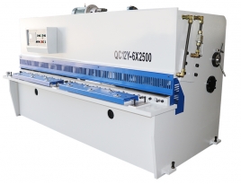 QC12Y-6x2500 hydraulic swing beam shearing machine
