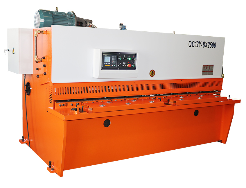 QC12Y-8x2500 hydraulic swing beam shearing machine