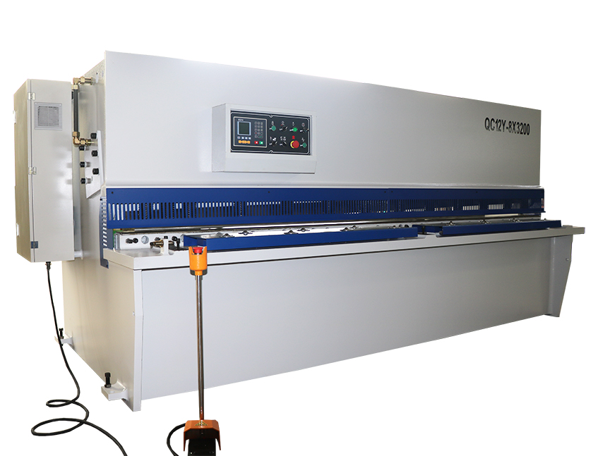QC12Y-8x3200 hydraulic swing beam shearing machine