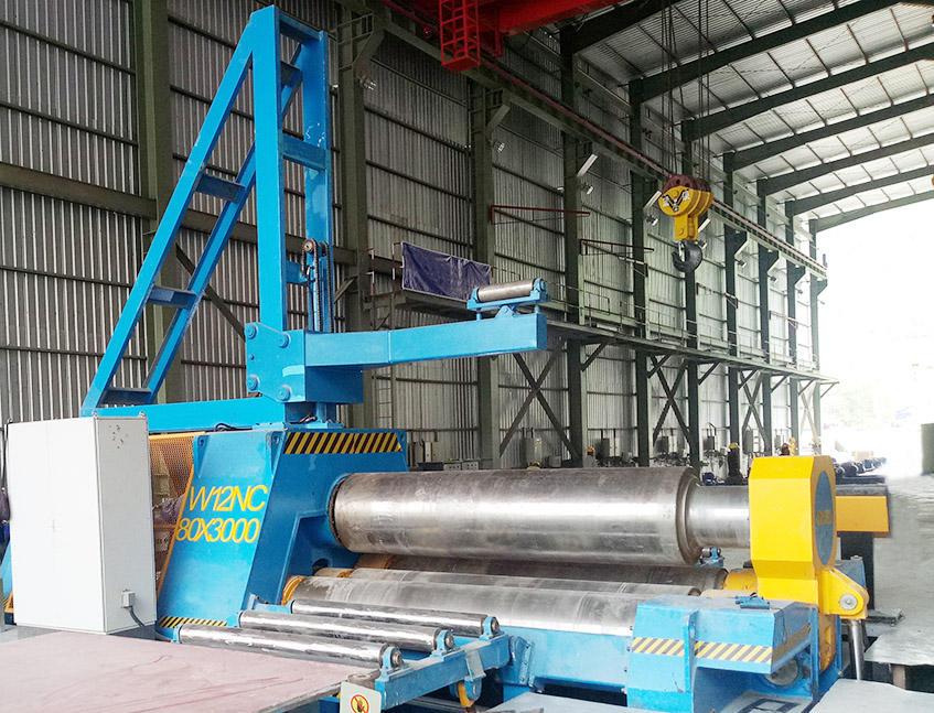W12NC-80x3000 4 Rollers Plate Bending Machine