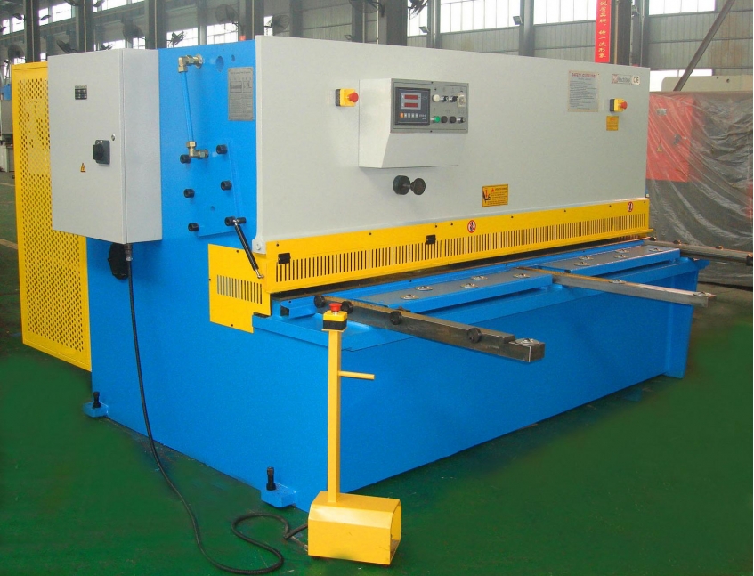 QC12Y-12x2500 hydraulic swing beam shearing machine