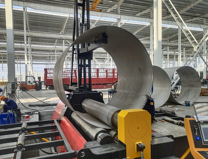 four rollers plate bending machine