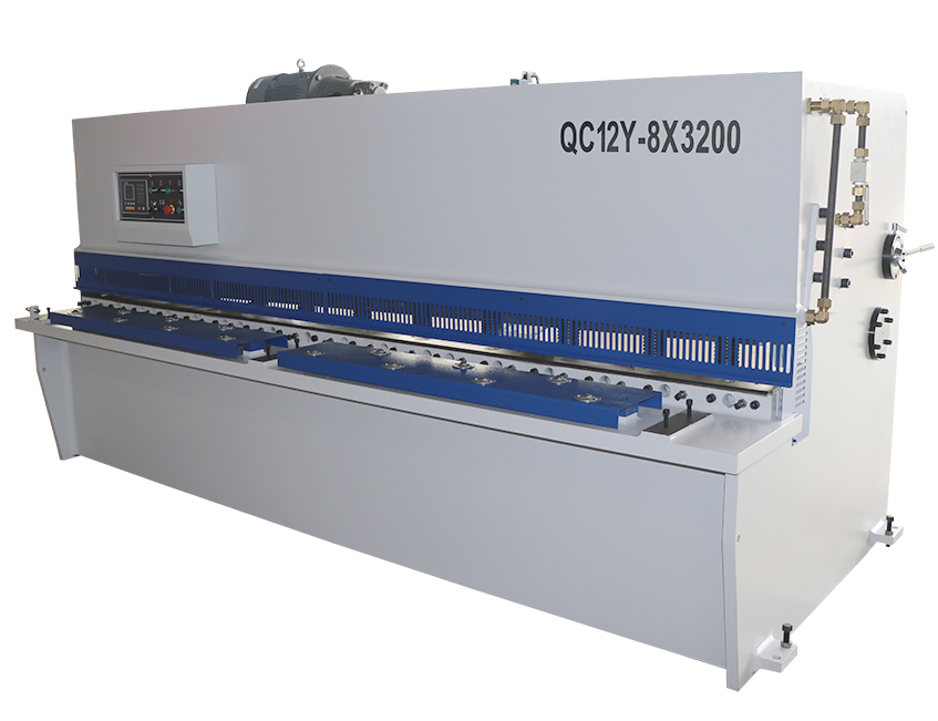 QC12Y-8x3200 hydraulic swing beam shearing machine