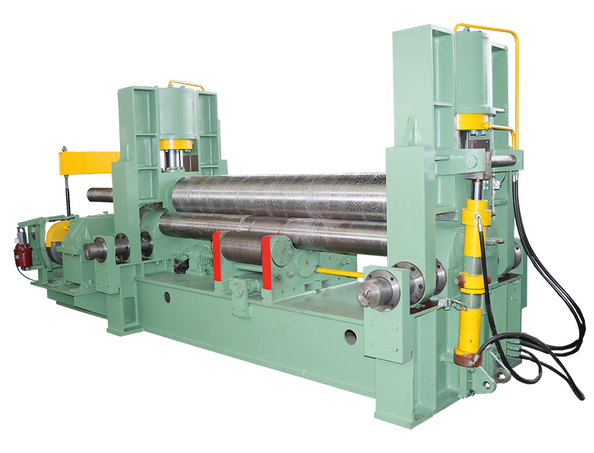 W11SNC-25x3000 three rollers plate roll bending machine