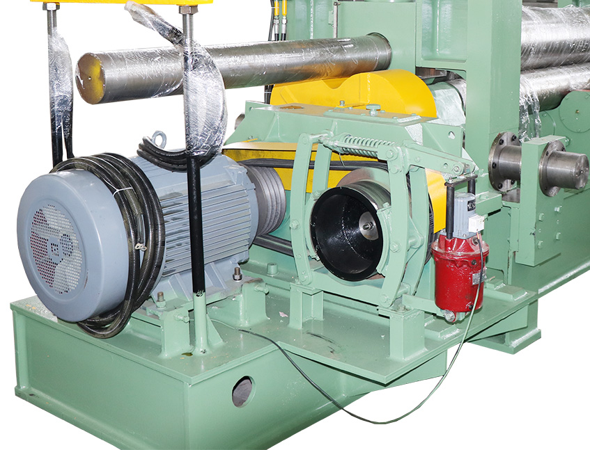 W11SNC-25x3000 three rollers plate roll bending machine