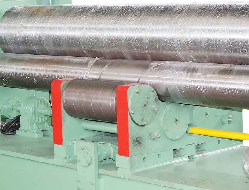 W11SNC-25x3000 three rollers plate roll bending machine