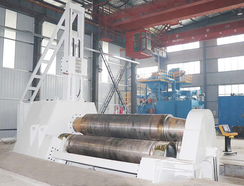 W12NC-100x3000 four rollers plate bending machine
