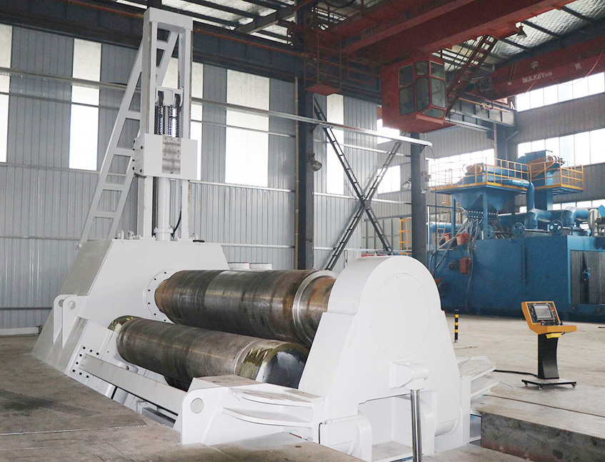 W12NC-100x3000 four rollers plate bending machine