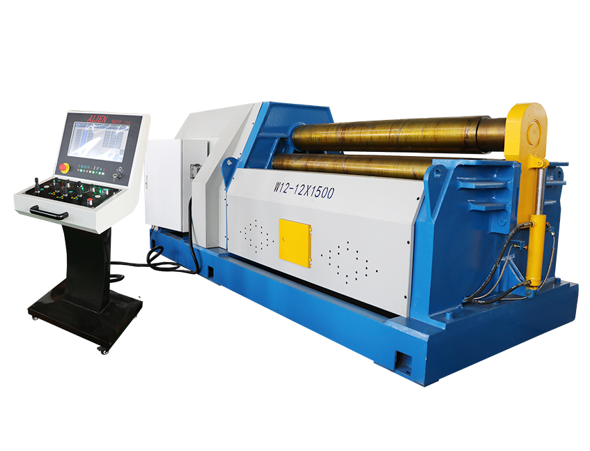 W12NC-12x1500 four rollers plate bending machine