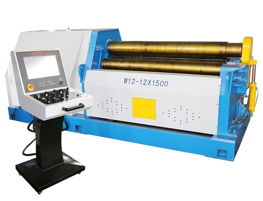 W12NC-12x1500 four rollers plate bending machine