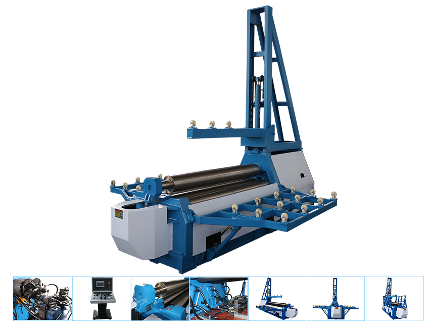 25x2500 4 rollers roll bending machine