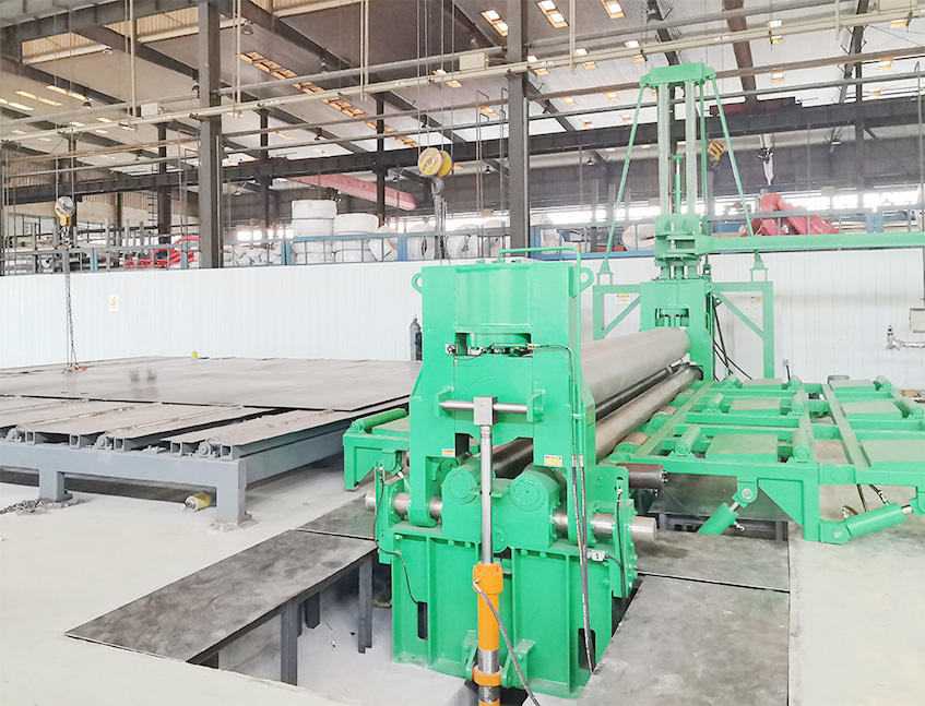 16x8000 three rollers plate rolling machine